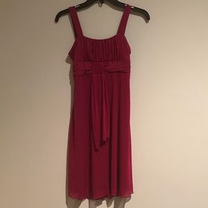 Red Roxette mid thigh dress